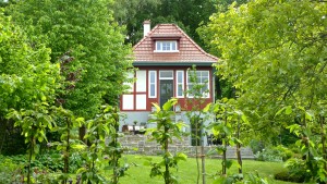 Dieses Gartenhaus in Gotha wurde liebevoll restauriert.